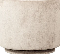 WOOOD Drehsessel »Popular Chenille-Bezug mit Drehmechanismus H 72 x B 81 x T 80 cm« Tragkraft 100 kg, Kiefernholz-Multiplex, Maximale Verschleißfestigkeit