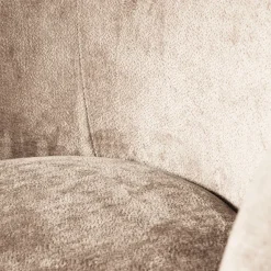 WOOOD Drehsessel »Popular Chenille-Bezug mit Drehmechanismus H 72 x B 81 x T 80 cm« Tragkraft 100 kg, Kiefernholz-Multiplex, Maximale Verschleißfestigkeit