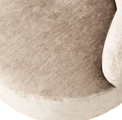 WOOOD Drehsessel »Popular Chenille-Bezug mit Drehmechanismus H 72 x B 81 x T 80 cm« Tragkraft 100 kg, Kiefernholz-Multiplex, Maximale Verschleißfestigkeit