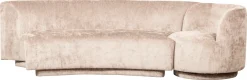 WOOOD Drehsessel »Popular Chenille-Bezug mit Drehmechanismus H 72 x B 81 x T 80 cm« Tragkraft 100 kg, Kiefernholz-Multiplex, Maximale Verschleißfestigkeit