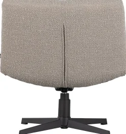 WOOOD Drehsessel »Vinny Bouclé-Bezug mit Drehmechanismus H 80 x B 75 x T 75 cm« Tragkraft 120 kg, Polyurethanschaum-Polsterung, Metallgestell