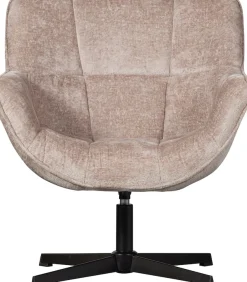 WOOOD Drehsessel »Wibo Chenille-Bezug mit Drehmechanismus, H 94 x B 71 x T 83 cm« Tragkraft 100 kg, Metallgestell, Maximale Verschleißfestigkeit