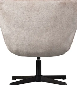 WOOOD Drehsessel »Wibo Chenille-Bezug mit Drehmechanismus, H 94 x B 71 x T 83 cm« Tragkraft 100 kg, Metallgestell, Maximale Verschleißfestigkeit