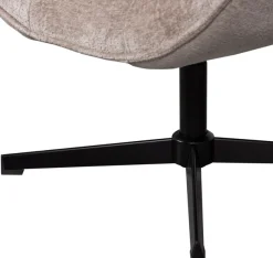 WOOOD Drehsessel »Wibo Chenille-Bezug mit Drehmechanismus, H 94 x B 71 x T 83 cm« Tragkraft 100 kg, Metallgestell, Maximale Verschleißfestigkeit