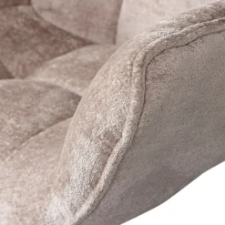 WOOOD Drehsessel »Wibo Chenille-Bezug mit Drehmechanismus, H 94 x B 71 x T 83 cm« Tragkraft 100 kg, Metallgestell, Maximale Verschleißfestigkeit