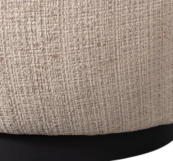 WOOOD Drehsessel »Woolly Bezug mit Drehmechanismus H 71 x B 84 x T 88 cm« Chenille-Bezug, Tragkraft 125 kg, Maximale Verschleißfestigkeit