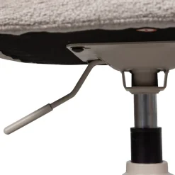 WOOOD Drehstuhl »Morros mit Chenille-Bezug höhenverstellbar, B 57 x T 60 x H 88 cm« () mit Rollen, Sitzhöhe einstellbar, Tragkraft 100 kg, Pfleiglicht