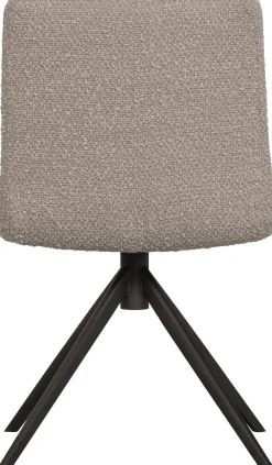 WOOOD Drehstuhl »Vinny Bouclé-Bezug mit Drehmechanismus, H 80 x B 48 x T 45 cm« () Tragkraft 100 kg, Polyurethanschaum-Polsterung, Metallgestell