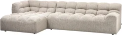 WOOOD Ecksofa »Allure grobem Webmuster, H 79 x B 324 x D 165 cm« Tragkraft 400 kg, Hohe Verschleißfestigkeit, Pfleiglicht