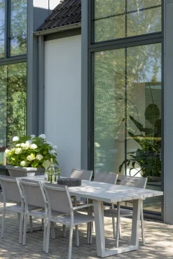 WOOOD Esstisch »Bear Outdoor-Aluminium korrosionsbeständig,H 75 x B 240 x T 87 cm« Leichtgewichtig, Tragkraft 150 kg, einfach zu montierbar