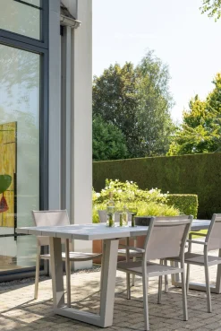WOOOD Esstisch »Bear Outdoor-Aluminium korrosionsbeständig,H 75 x B 240 x T 87 cm« Leichtgewichtig, Tragkraft 150 kg, einfach zu montierbar