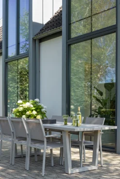 WOOOD Esstisch »Bear Outdoor-Aluminium korrosionsbeständig,H 75 x B 240 x T 87 cm« Leichtgewichtig, Tragkraft 150 kg, einfach zu montierbar