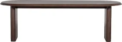 WOOOD Esstisch »Ellips« abgeflachter Kante, aus Mangoholz, Breite 240 cm