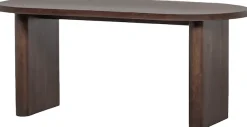 WOOOD Esstisch »Ellips« mit abgeflachter Kanten aus Mangoholz, breite 180 cm