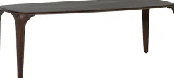 WOOOD Esstisch »Fiore mit Massivmangoholz und organischem Form B 190 x T 95 x H 76 cm« Tragkraft 60–80 kg, einfach zu montieren, sichtbare Maserung