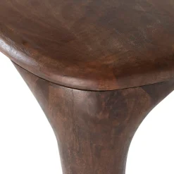 WOOOD Esstisch »Fiore mit Massivmangoholz und organischem Form B 190 x T 95 x H 76 cm« Tragkraft 60–80 kg, einfach zu montieren, sichtbare Maserung