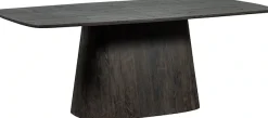 WOOOD Esstisch »Leah MDF mit Schutzlackierung und robusten Standbeinen 200x105x76 cm« Tragkraft 150 kg, Royale Tischfläche, einfach zu montierbar