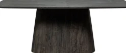 WOOOD Esstisch »Leah MDF mit Schutzlackierung und robusten Standbeinen 200x105x76 cm« Tragkraft 150 kg, Royale Tischfläche, einfach zu montierbar