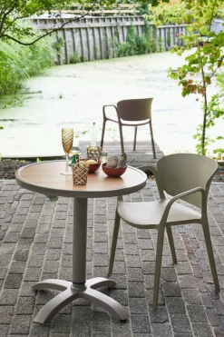 WOOOD Esszimmerstuhl »Bent Polypropylen stapelbar für In- und Outdoor, H 75 x B 57 x T 56 cm« () (Set, 2 St) Tragkraft 150 kg, fertig montiert, wasserabweisendes