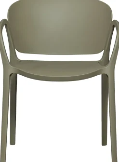 WOOOD Esszimmerstuhl »Bent Polypropylen stapelbar für In- und Outdoor, H 75 x B 57 x T 56 cm« () (Set, 2 St) Tragkraft 150 kg, fertig montiert, wasserabweisendes