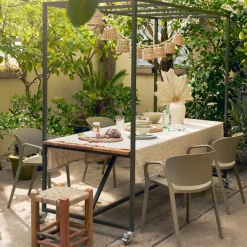 WOOOD Esszimmerstuhl »Bent Polypropylen stapelbar für In- und Outdoor, H 75 x B 57 x T 56 cm« () (Set, 2 St) Tragkraft 150 kg, fertig montiert, wasserabweisendes