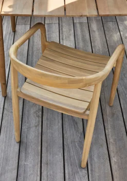 WOOOD Esszimmerstuhl »Cras aus Eschenfurnier mit gebogener Rückenlehne H 75 cm« (Set) 2 Stk.(Set, 2 St), fertig montiert, natürliche Holzoptik