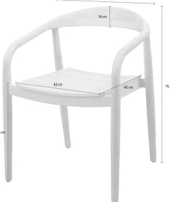 WOOOD Esszimmerstuhl »Cras aus Eschenfurnier mit gebogener Rückenlehne H 75 cm« (Set) 2 Stk.(Set, 2 St), fertig montiert, natürliche Holzoptik