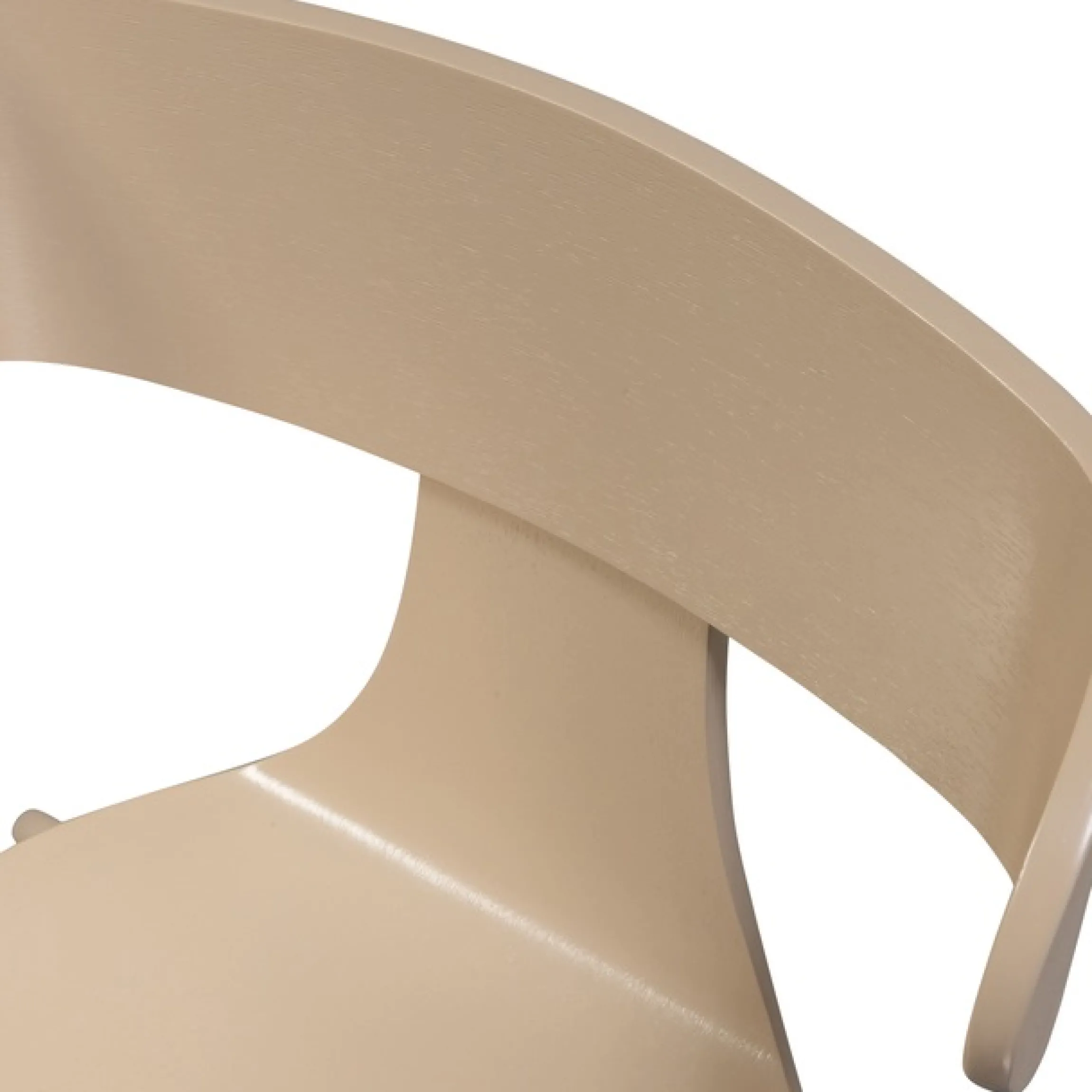 WOOOD Esszimmerstuhl »Form stapelbar und Eschenfurnier B 50 x T 52 x H 77,5 cm« (Set) 2 Stk.Tragkraft 120 kg, Sichtbare Maserung, schlanke Stahlgestell