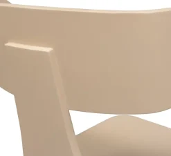 WOOOD Esszimmerstuhl »Form stapelbar und Eschenfurnier B 50 x T 52 x H 77,5 cm« (Set) 2 Stk.Tragkraft 120 kg, Sichtbare Maserung, schlanke Stahlgestell