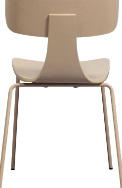 WOOOD Esszimmerstuhl »Form stapelbar und Eschenfurnier B 50 x T 52 x H 77,5 cm« (Set) 2 Stk.Tragkraft 120 kg, Sichtbare Maserung, schlanke Stahlgestell