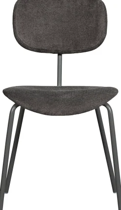 WOOOD Esszimmerstuhl »Link mit Ella-Chenillebezug und Metallgestell B 44 x T 52 x H 78 cm« (Set) 2 Stk.(Set, 2 St) Tragkraft 90 kg, stapelbar, Sehr hohe Verschleißfestigkeit