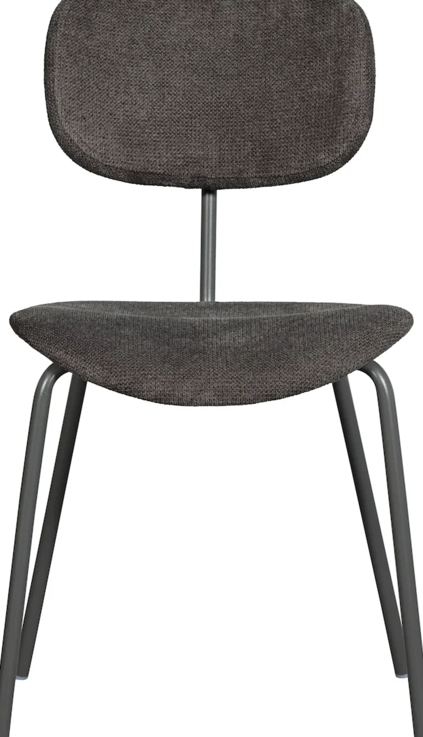 WOOOD Esszimmerstuhl »Link mit Ella-Chenillebezug und Metallgestell B 44 x T 52 x H 78 cm« (Set) 2 Stk.(Set, 2 St) Tragkraft 90 kg, stapelbar, Sehr hohe Verschleißfestigkeit
