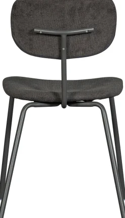 WOOOD Esszimmerstuhl »Link mit Ella-Chenillebezug und Metallgestell B 44 x T 52 x H 78 cm« (Set) 2 Stk.(Set, 2 St) Tragkraft 90 kg, stapelbar, Sehr hohe Verschleißfestigkeit