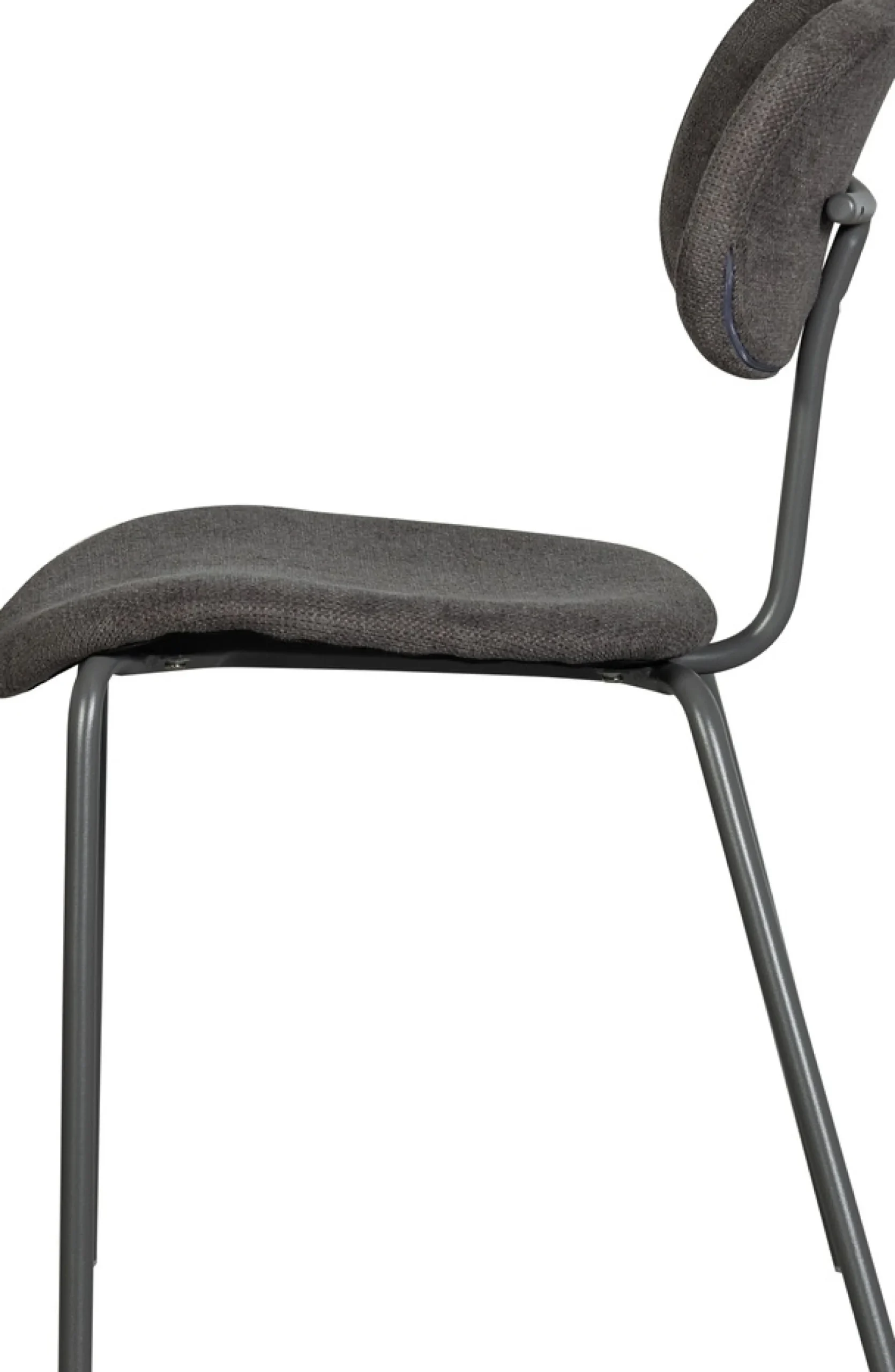WOOOD Esszimmerstuhl »Link mit Ella-Chenillebezug und Metallgestell B 44 x T 52 x H 78 cm« (Set) 2 Stk.(Set, 2 St) Tragkraft 90 kg, stapelbar, Sehr hohe Verschleißfestigkeit