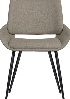 WOOOD Esszimmerstuhl »Parade mit konischen Metallbeinen und Melange-Bezug B58 x T55 x H83 cm« (Set) 2 Stk.Sehr hohe Verschleißfestigkeit, schalenförmige, Tragkraft 150 kg