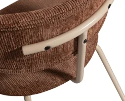 WOOOD Esszimmerstuhl »Travis Webstoff mit schlankem Metallgestell, H 75 x B 48 x T 53 cm« () (Set, 2 St)Tragkraft 120 kg, Geringe Verschleißfestigkeit pfleigleicht
