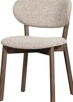 WOOOD Esszimmerstuhl »Udar mit Melange-Gewebe More und Eichengestell H 82 cm« (Set) 2 Stk.(Set, 2 St), strapazierfähiger Stoff, moderne Gestaltung