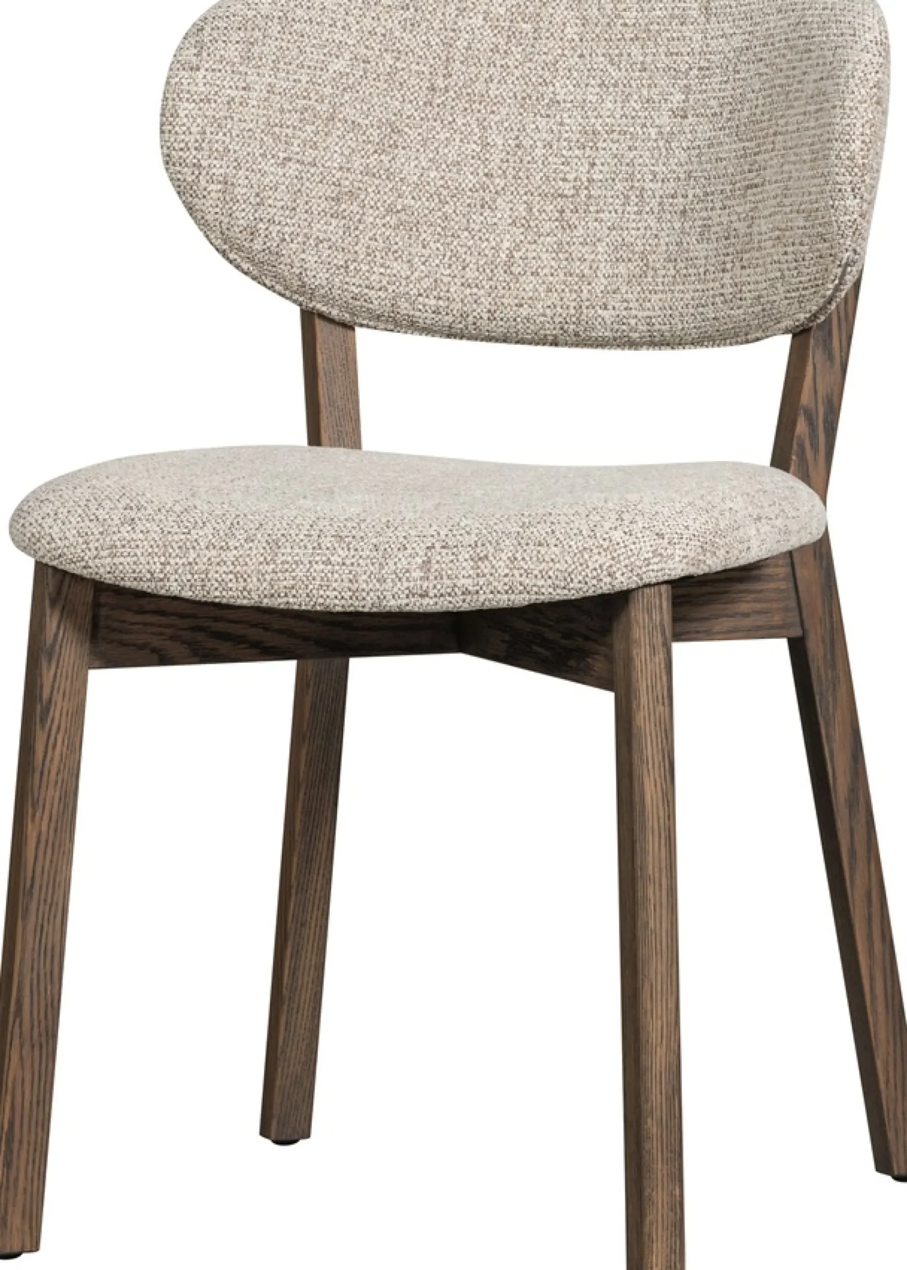 WOOOD Esszimmerstuhl »Udar mit Melange-Gewebe More und Eichengestell H 82 cm« (Set) 2 Stk.(Set, 2 St), strapazierfähiger Stoff, moderne Gestaltung