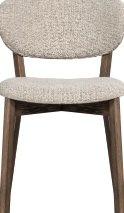 WOOOD Esszimmerstuhl »Udar mit Melange-Gewebe More und Eichengestell H 82 cm« (Set) 2 Stk.(Set, 2 St), strapazierfähiger Stoff, moderne Gestaltung