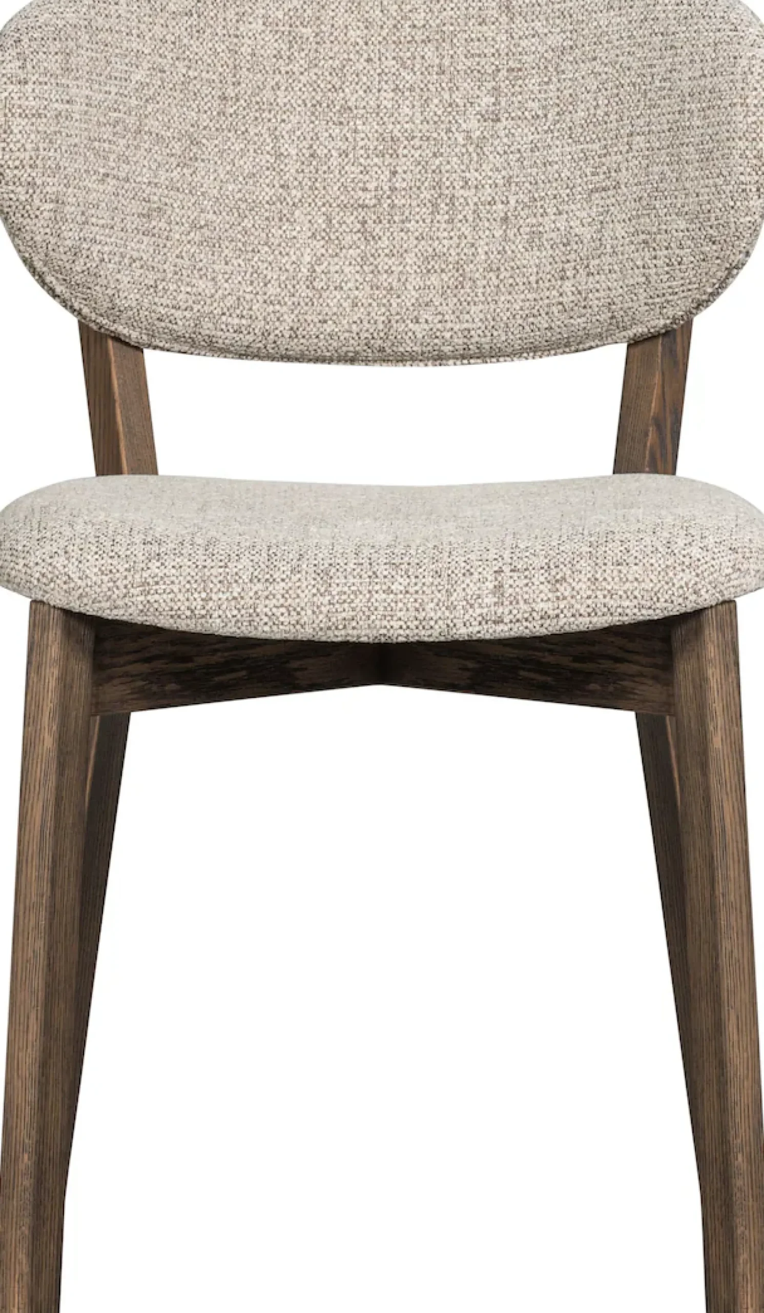 WOOOD Esszimmerstuhl »Udar mit Melange-Gewebe More und Eichengestell H 82 cm« (Set) 2 Stk.(Set, 2 St), strapazierfähiger Stoff, moderne Gestaltung