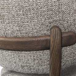 WOOOD Esszimmerstuhl »Udar mit Melange-Gewebe More und Eichengestell H 82 cm« (Set) 2 Stk.(Set, 2 St), strapazierfähiger Stoff, moderne Gestaltung