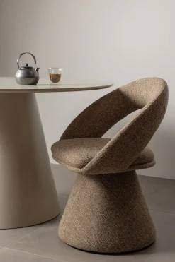 WOOOD Esszimmerstuhl »Winter mit Drehmechanismus und Gewebtem Bezug B 63 x T 57 x H 80 cm« () Hohe Verschleißfestigkeit, vormontiert geliefert, Tragkraft 120 kg
