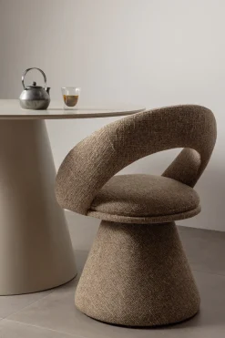 WOOOD Esszimmerstuhl »Winter mit Drehmechanismus und Gewebtem Bezug B 63 x T 57 x H 80 cm« () Hohe Verschleißfestigkeit, vormontiert geliefert, Tragkraft 120 kg