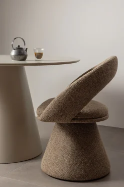 WOOOD Esszimmerstuhl »Winter mit Drehmechanismus und Gewebtem Bezug B 63 x T 57 x H 80 cm« () Hohe Verschleißfestigkeit, vormontiert geliefert, Tragkraft 120 kg