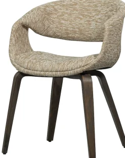 WOOOD Esszimmerstuhl »Yossi mit Gewebtem Bezug und Holzgestell B57 x T57 x H78 cm (2er-Set)« (Set) 2 Stk.Tragkraft 136 kg, maximale Verschleißfestigkeit, Pfleiglicht