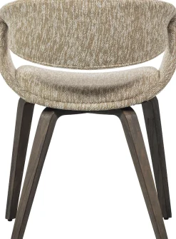 WOOOD Esszimmerstuhl »Yossi mit Gewebtem Bezug und Holzgestell B57 x T57 x H78 cm (2er-Set)« (Set) 2 Stk.Tragkraft 136 kg, maximale Verschleißfestigkeit, Pfleiglicht