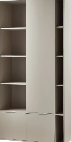 WOOOD Garderobenschrank »Settle Down FSC®-Kiefernholz Druckmechanismus H 218 x B 108 x T 44 cm« Beidseitig montierbar, Wandbefestigung empfohlen, HDF-Rückwand