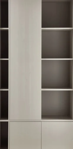 WOOOD Garderobenschrank »Settle Down FSC®-Kiefernholz Druckmechanismus H 218 x B 108 x T 44 cm« Beidseitig montierbar, Wandbefestigung empfohlen, HDF-Rückwand