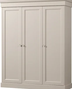 WOOOD Kleiderschrank »Olivia FSC®-Kiefernholz mit Hängebereich, H 212 x B 171 x T 63 cm« Tragkraft 10 kg pro Boden, Einlegeboden-Optionspakete erhältlich