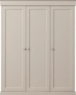 WOOOD Kleiderschrank »Olivia FSC®-Kiefernholz mit Hängebereich, H 212 x B 171 x T 63 cm« Tragkraft 10 kg pro Boden, Einlegeboden-Optionspakete erhältlich